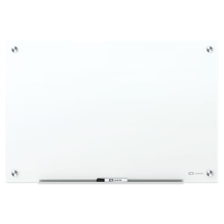 Quartet Brilliance Glass Dry-Erase Boards, 96 x 48, White Surface G29648W